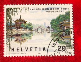 CH Briefmarken Stempel  