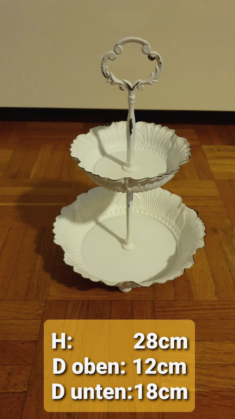 Tutte le decorazioni: Etagere Shabby Chic – Nuovo (secondo la descrizione) da Zürich venduto da ptanyela