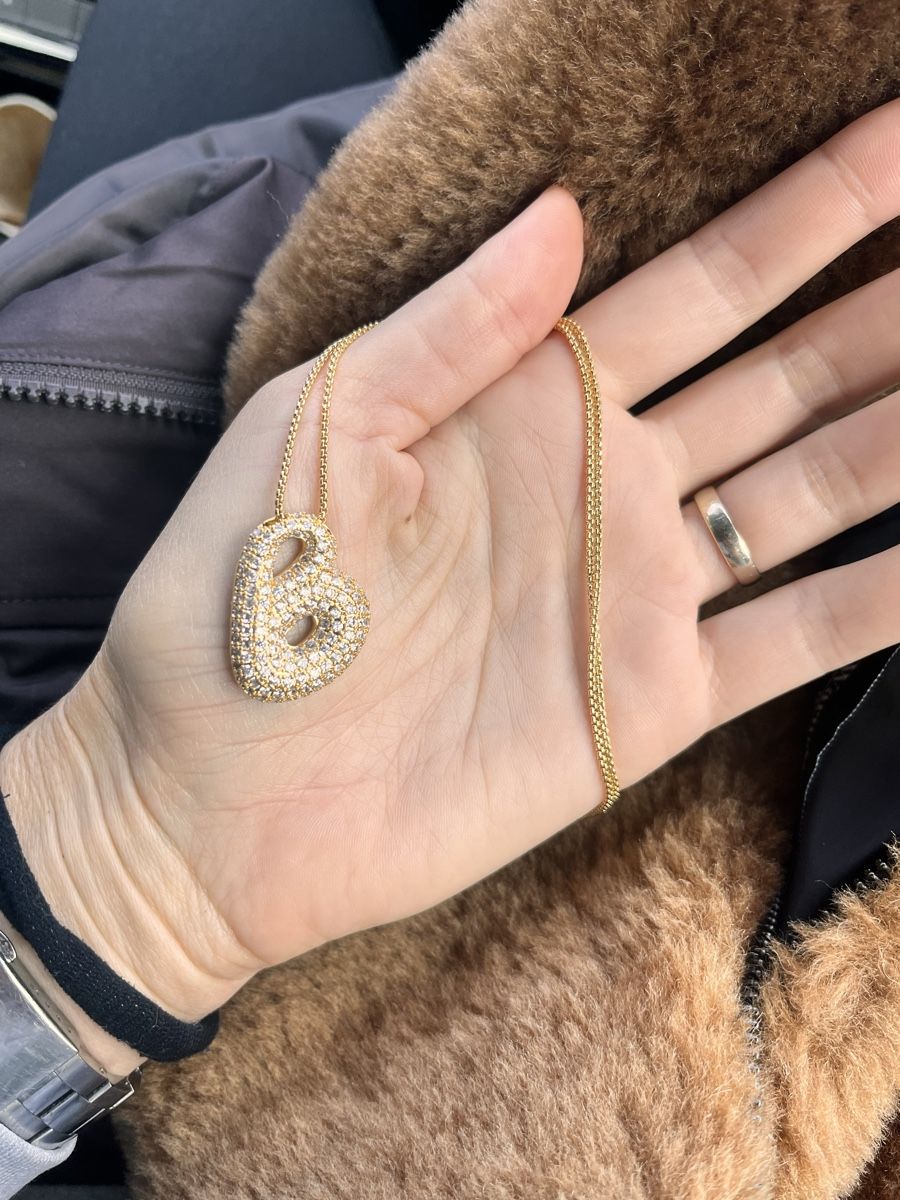 Catenine: Goldene Halskette mit Anhänger Strass – Nuovo e nell'imballaggio originale da Dotzigen venduto da White_Warrior 4