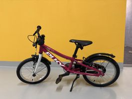PUKY Kinderfahrrad berry/white