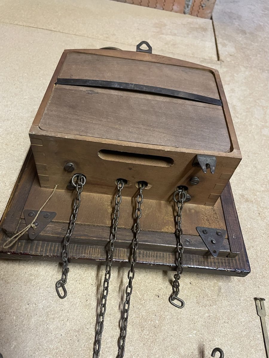 Altri accessori per orologi: Antike Wanduhr mit Rosenmalerei – Usato da Oberdorf NW venduto da Stern13 3