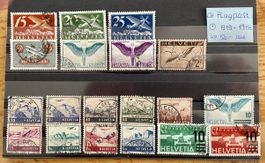CH Flugpost / gestempelt, Katalogwert mehr als 500.- Fr.