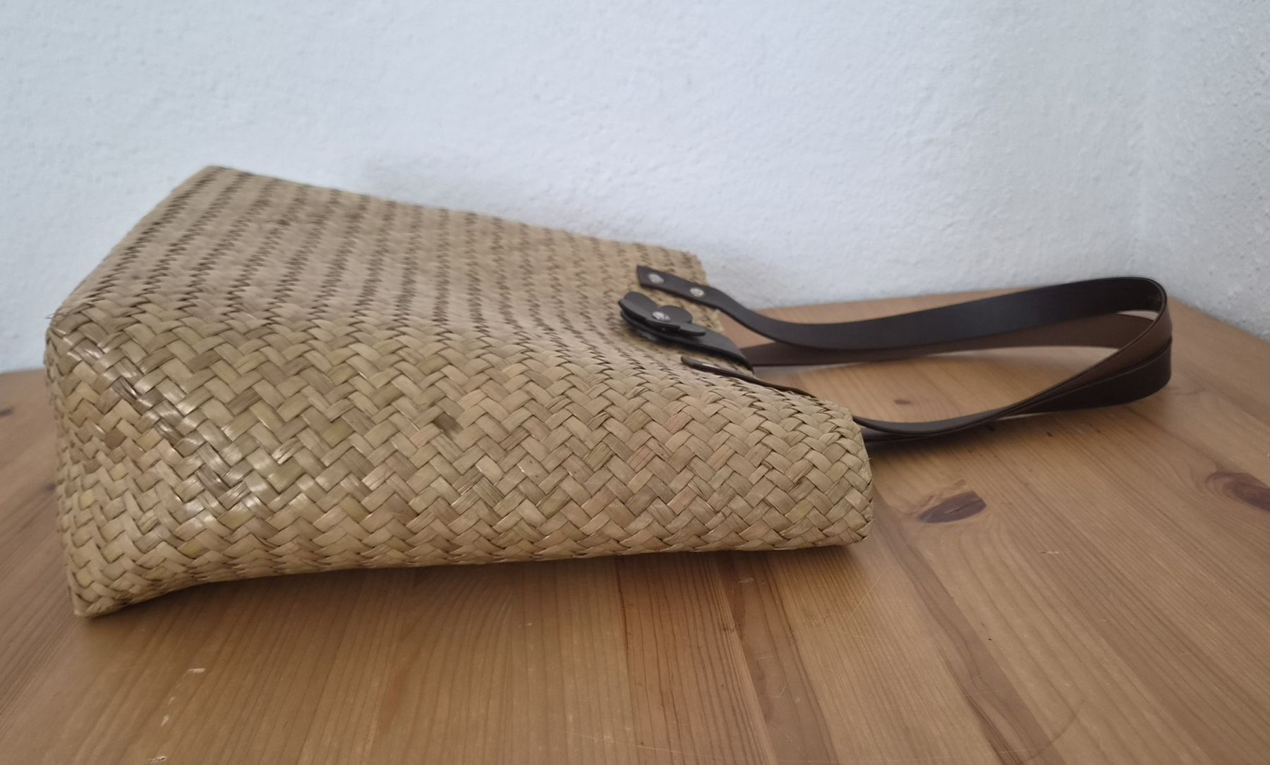 Borse da donna: Korbtasche Tasche Shopper Handmade Strohtasche – Usato da Affoltern am Albis venduto da thingsANDthings 2
