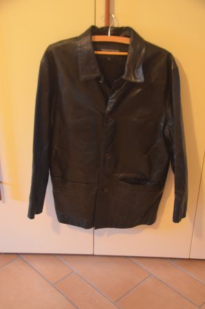TAILLE L - VESTE LEDER - SUPER ZUSTAND - (PRIX 1000.00 FR)