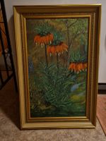 R. Rettler / Bettler – Kaiserliche Lilien, Öl, Schweiz 46x70