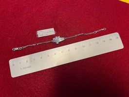 Bracelet en argent à l'effigie d'un ange, 14 cm