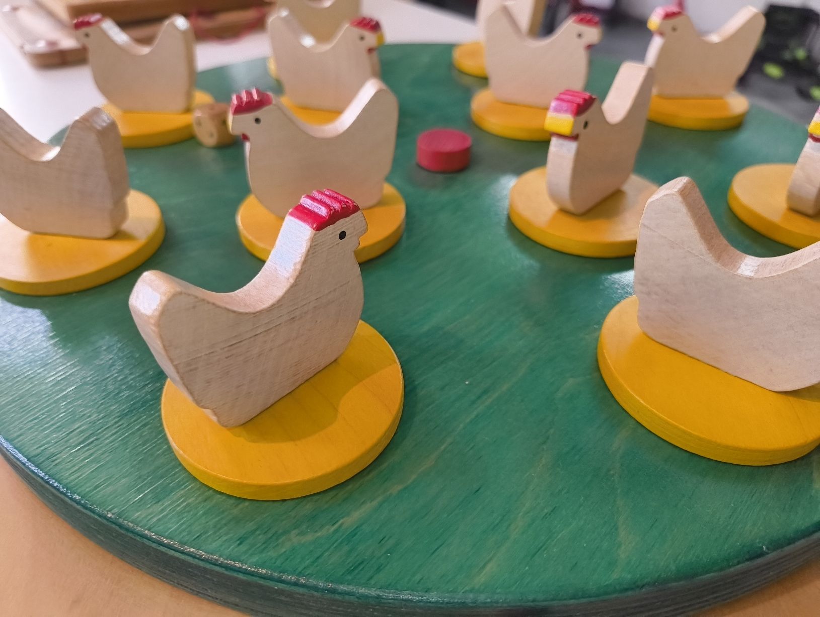 Giochi: Hühnerrulette Holzspiel  – Usato da Stein am Rhein venduto da DaOhana 3