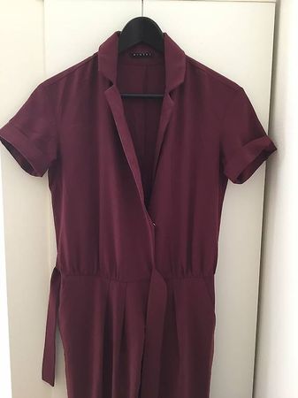 Schicker Sisley Jumpsuit in Bordeaux Gr. 32, neuwertig!
