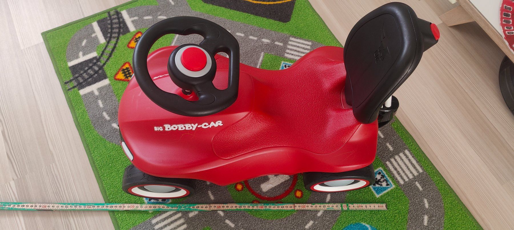 Fahrzeuge für Kinder: Big Bobby Car – Red, Like New! Backrest & Push Handle – Neu (gemäss Beschreibung) aus Zürich von giga82 3