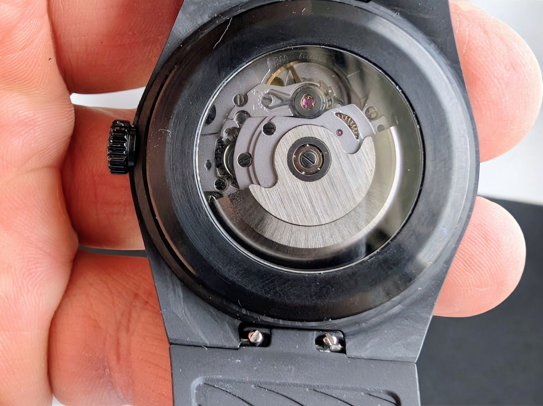 Orologi: PRX Design Uhr Carbon Automatik – Nuovo (secondo la descrizione) da Heitenried venduto da Timeshop 2