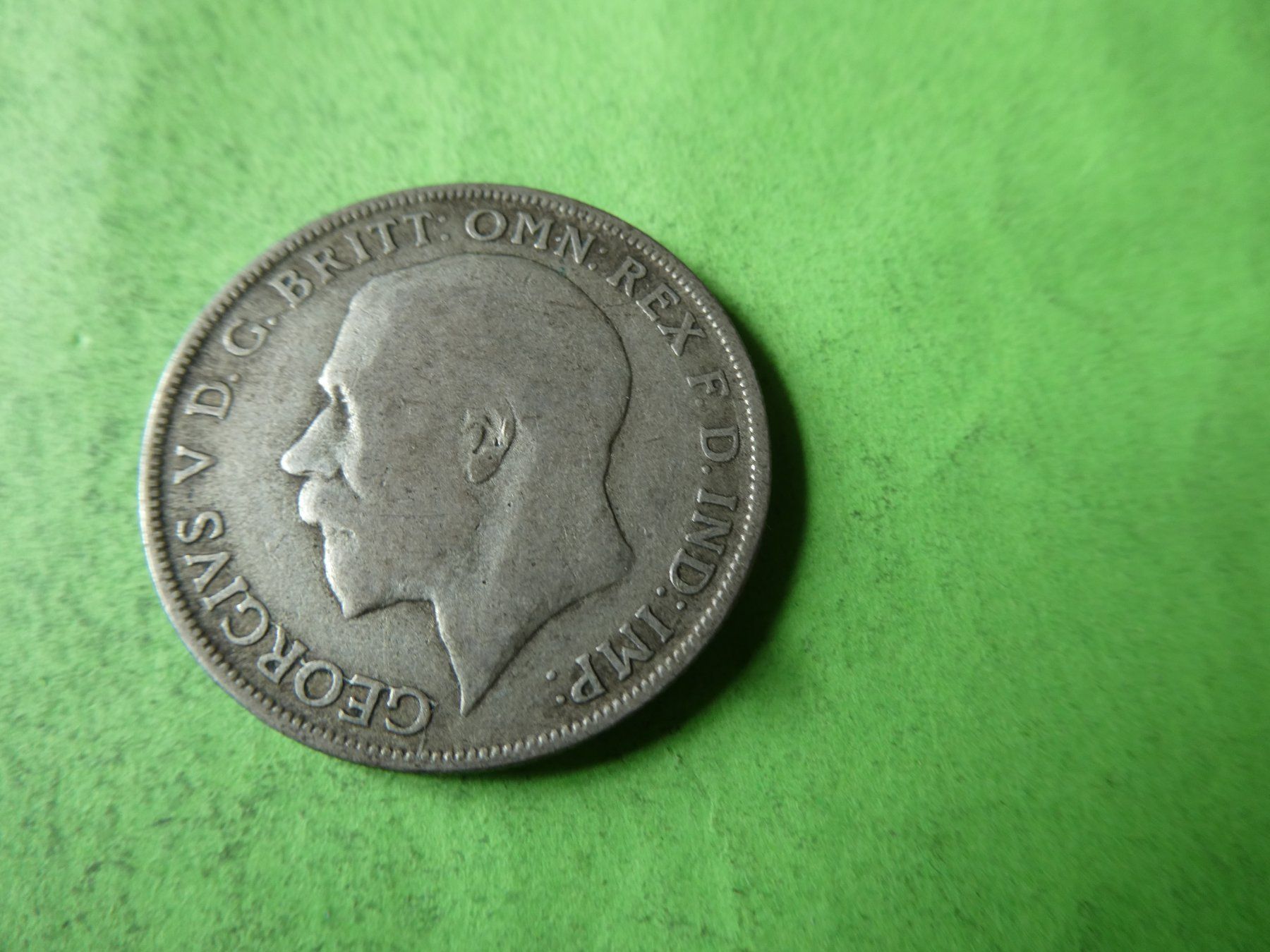 Alle Münzen: Grossbritannien 1920, Florin - Silber – Gebraucht aus Hinterforst von Rohusri 1