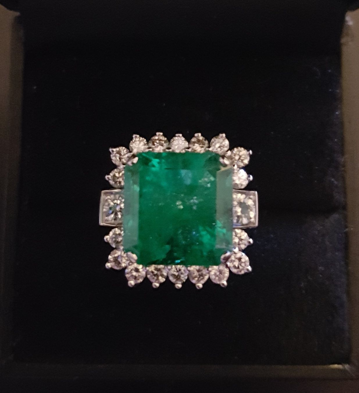 Anelli: Königlicher Ring Smaragd + Diamanten – Usato da KLOTEN venduto da Luxurious-Shop 1