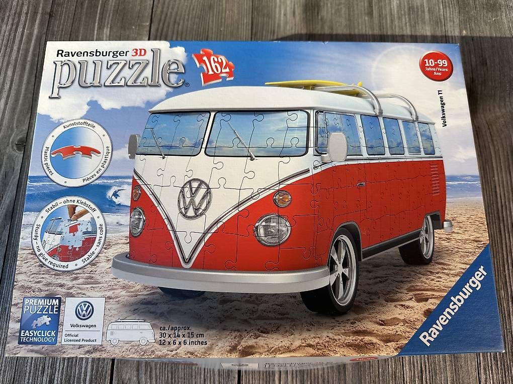 Puzzle: Ravensburger 3D Puzzle Volkswagen T1 Surfer Edition – Usato da Lengwil venduto da hei_c2vp 1