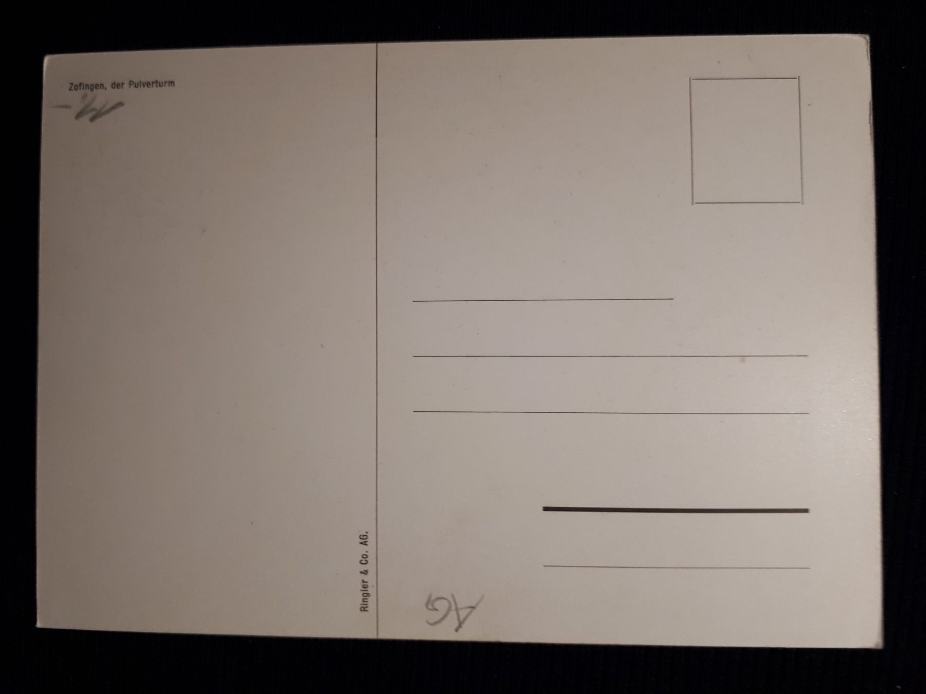 Cartoline postali: ZOFINGEN – Usato da Ponto Valentino venduto da giorgia06 1