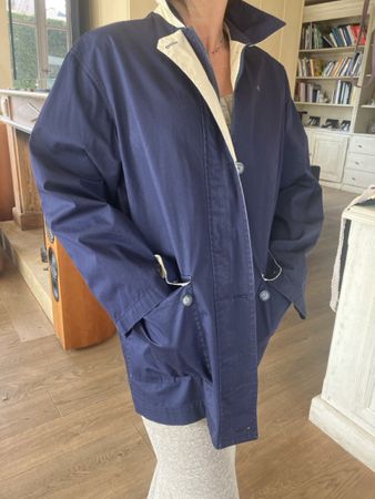 Lacoste Jacke, Grösse 42, Dunkelblau - Top Zustand!