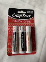 ChapStick Candy Cane, 3 sticks. New, sealed for protection.