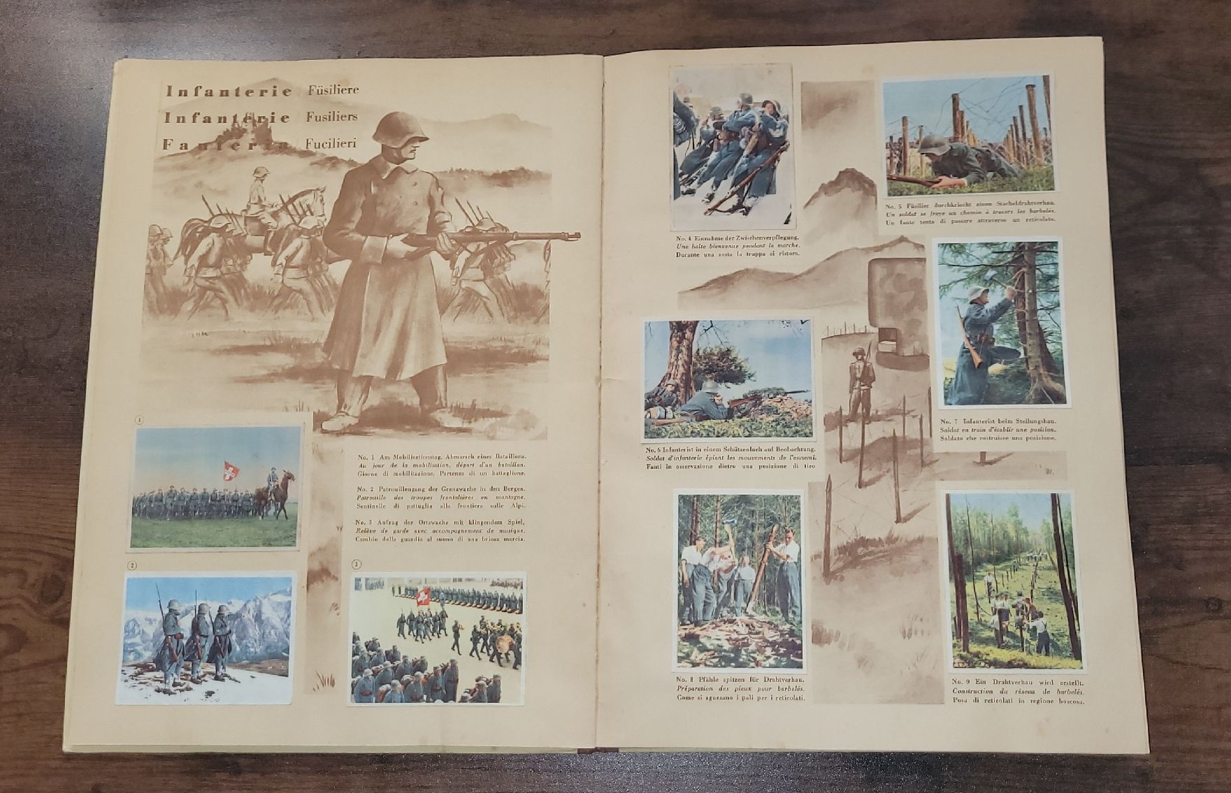 Album: Sammelbilder " Unsere Armee" Disch COMPLETO – Usato da Lugano venduto da Collezionismo59 2