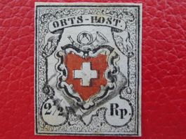 1850: 13I (T.23), ORTS P"o"OST (ABART), Kat: 2'300.-+500.-
