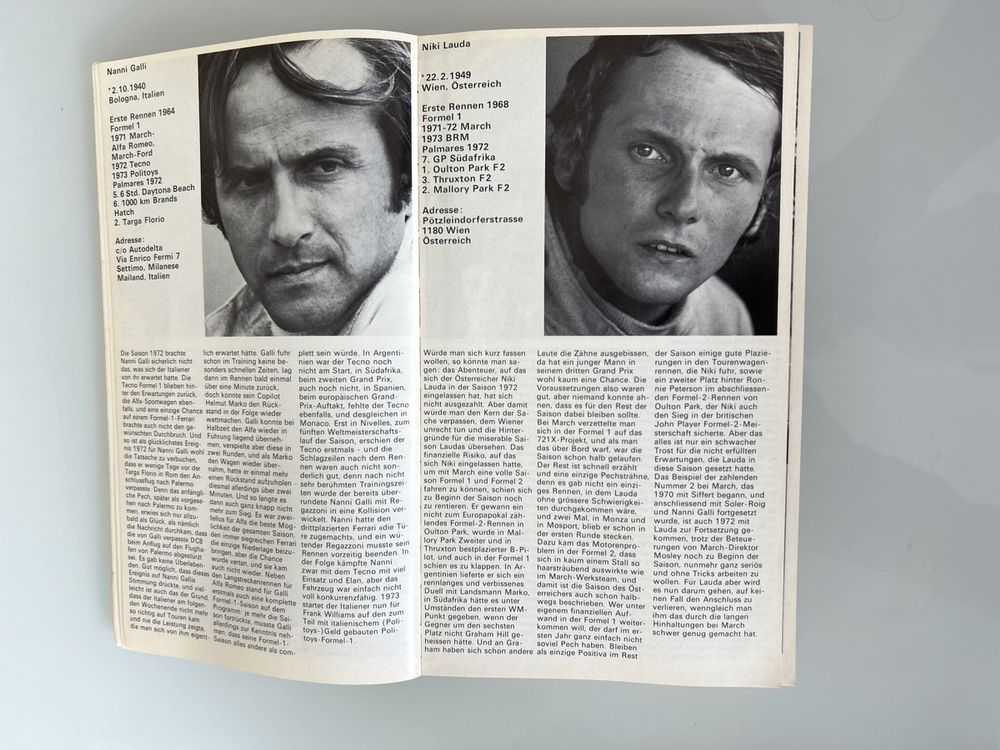 Bücher: Grand Prix Guide 73 - Seltene Ausgabe für Sammler! – Gebraucht aus Lanzenhäusern von vic63 7