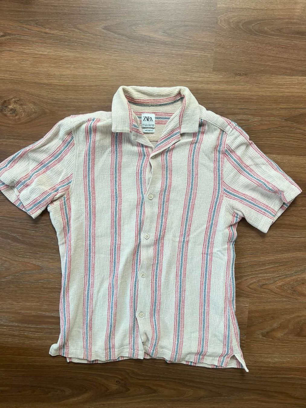 Zara Camicie: Chemise Lin Zara à rayures – Usato da Môtiers NE venduto da ElGreco3099