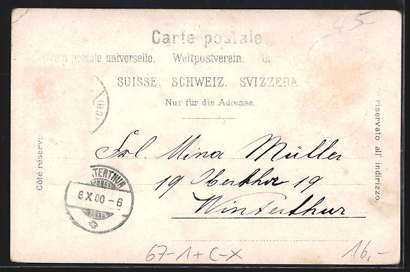 Cartoline postali: Wald, Kantonale landwirtschaftliche Auss – Usato da Berlin venduto da bartko-reher 1