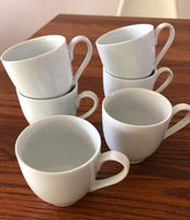 6x Espresso Tassen weiss