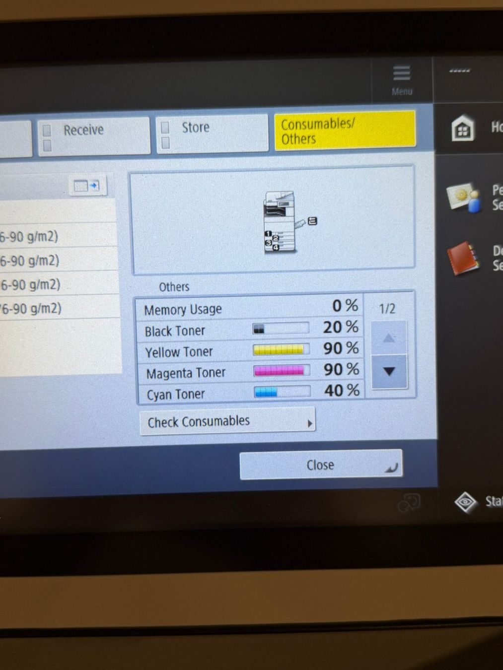 Canon Stampanti: Canon imageRUNNER ADVANCE C5560i III A3 Farb-Multidrucker – Usato da Dottikon venduto da refurbished-IT 4