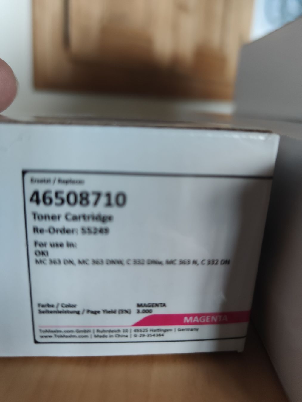 Oki Stampanti: Tuner Laserdrucker Oki neu – Nuovo e nell'imballaggio originale da Igis venduto da rog_6t78