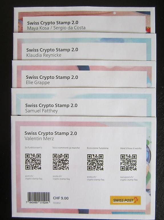 Tous les timbres: Crypto Stamp 2.0 – D'occasion à Saland par k_z_tny8 2