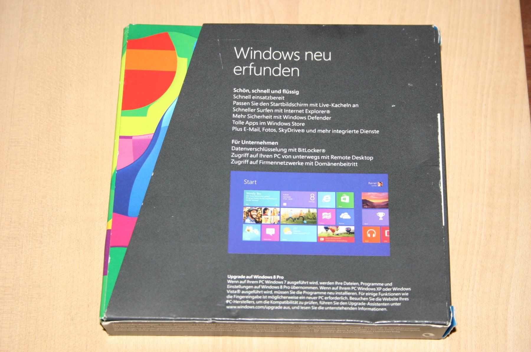 Microsoft Software: Windows 8 mit DVD's 32 und 64Bit – Usato da Stettlen venduto da Bigjm 1