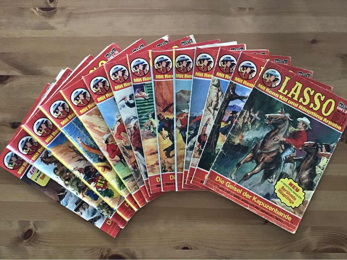 Comics: 12 Lasso Hefte – Gebraucht aus Bettwiesen von Jumpingfox