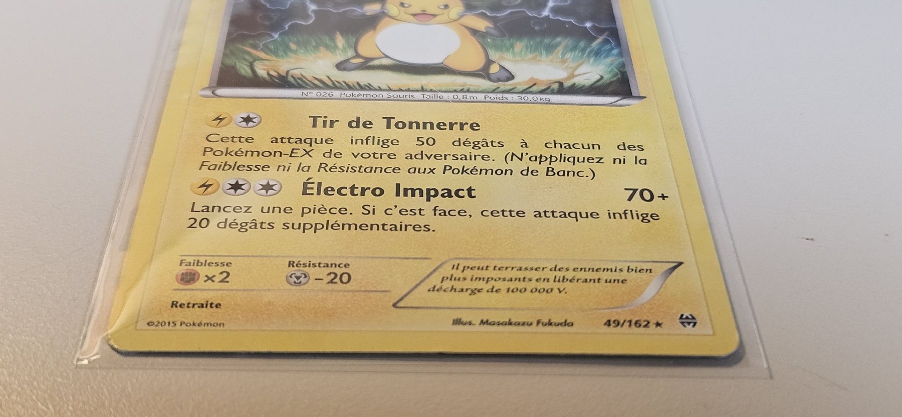 Pokémon Sammelbilder & Trading cards: Raichu 49/162 Holo FR – Gebraucht aus Belp von Ginus85 3