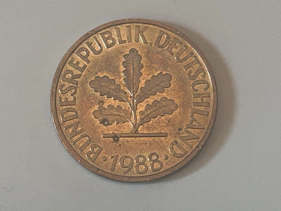 Tutti le monete: 10 Pfennig del 1988 – Usato da Giubiasco venduto da LorisVale 1