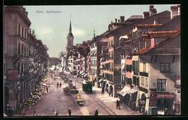 Bern, Strassenbahn auf der Spitalgasse