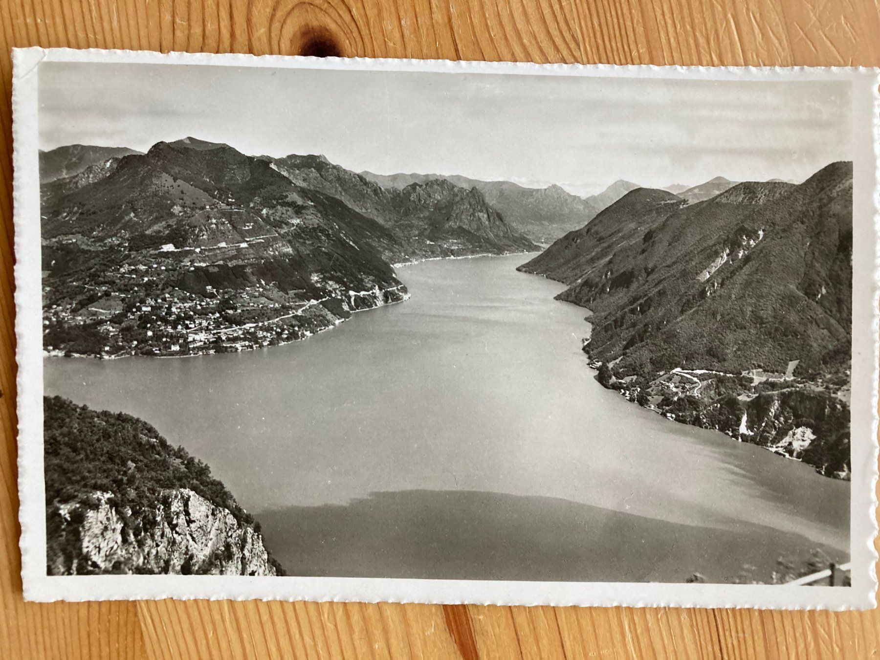 Cartoline postali: Mte. Brè - Lago di Lugano - AK 1941 – Usato da Oberuzwil venduto da Henri09