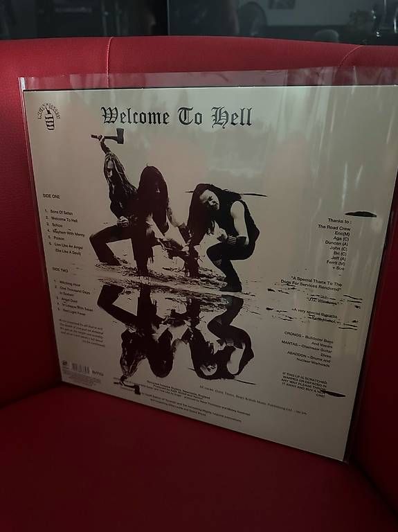 Schallplatten: Venom - Welcome to Hell Gold Marble LP – Gebraucht aus Rietheim von olinix 1