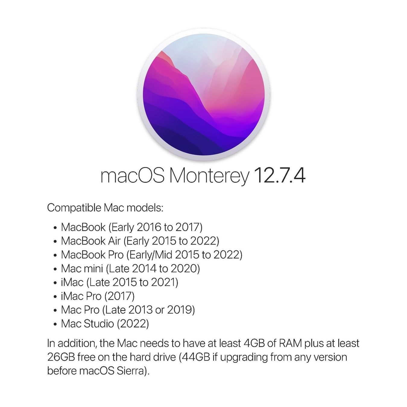 Apple Software: Apple macOS 12 Monterey Operating system, bootable USB-stick – Nuovo (secondo la descrizione) da Gerlafingen venduto da PC-Help-Zuchwil-GmbH 2