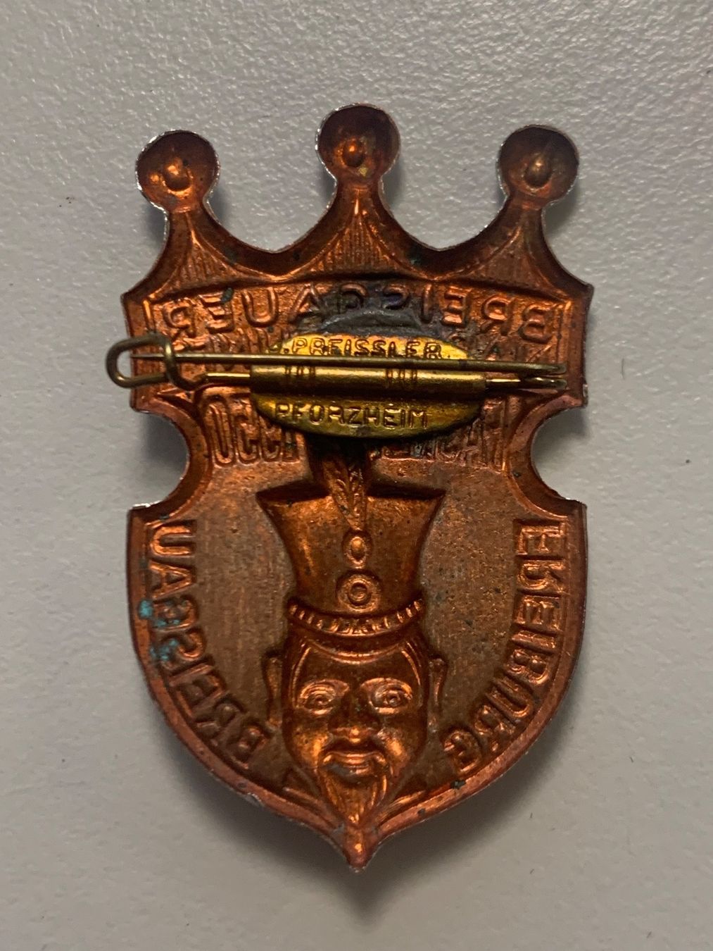 Placchette & Badge: Plakette Breisgauer Narrenzunft 1950 – Usato da Basel venduto da fasnachtsoutlet1965 1