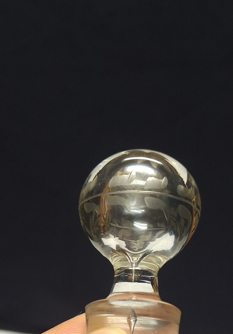 Caraffe: Versand möglich! Glaskaraffe,  Karaffe,  romantisches Muster – Usato da Winterthur venduto da Goldpipau 9