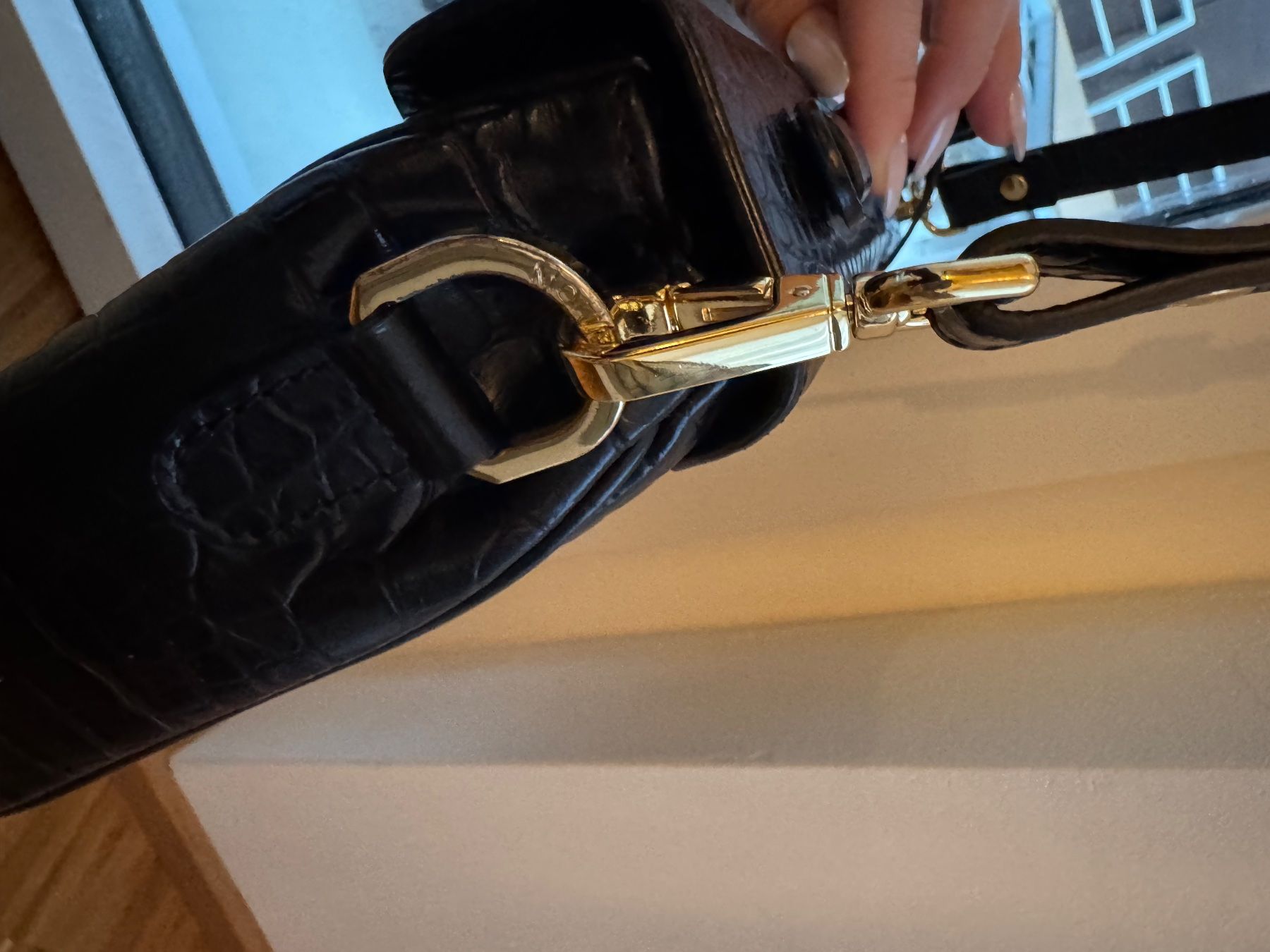 Maison Mollerus Borse da donna: Mollerus Tasche schwarz croco – Usato da Zürich venduto da _nushy 4