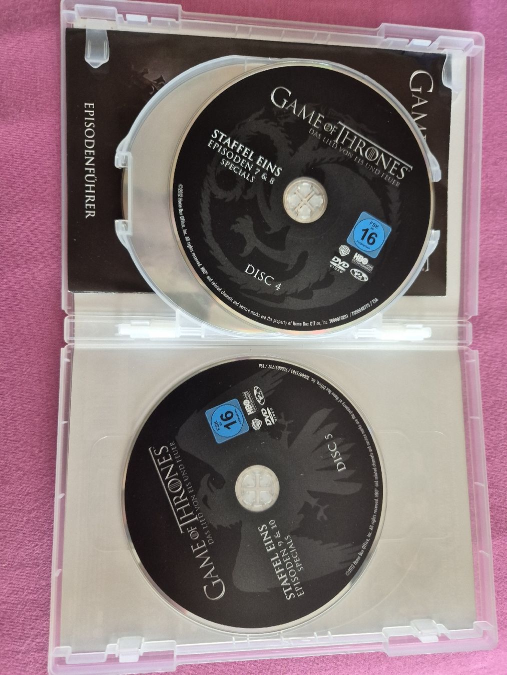 Tutti i DVDs: Game of Thrones - Staffel 1 DVD Boxset – Usato da St. Gallen venduto da Shelu712 4