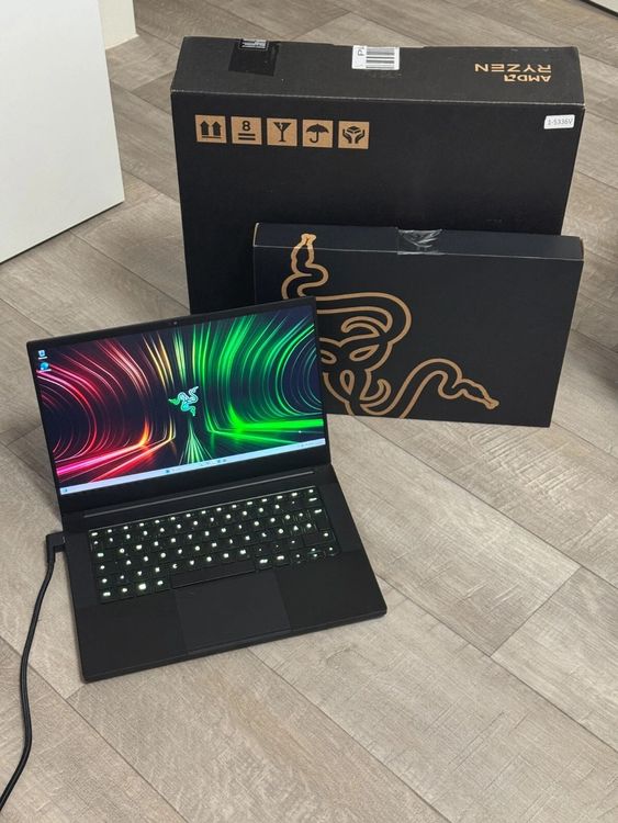 Razer Notebooks: Razer Blade 14 AMD 6900 HX/RTX 3070ti OVP Top Zustand!! – Gebraucht aus Neerach von mur_dwg9
