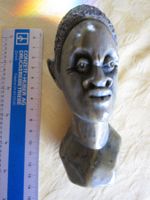 Afrikanischer Kopf aus Speckstein