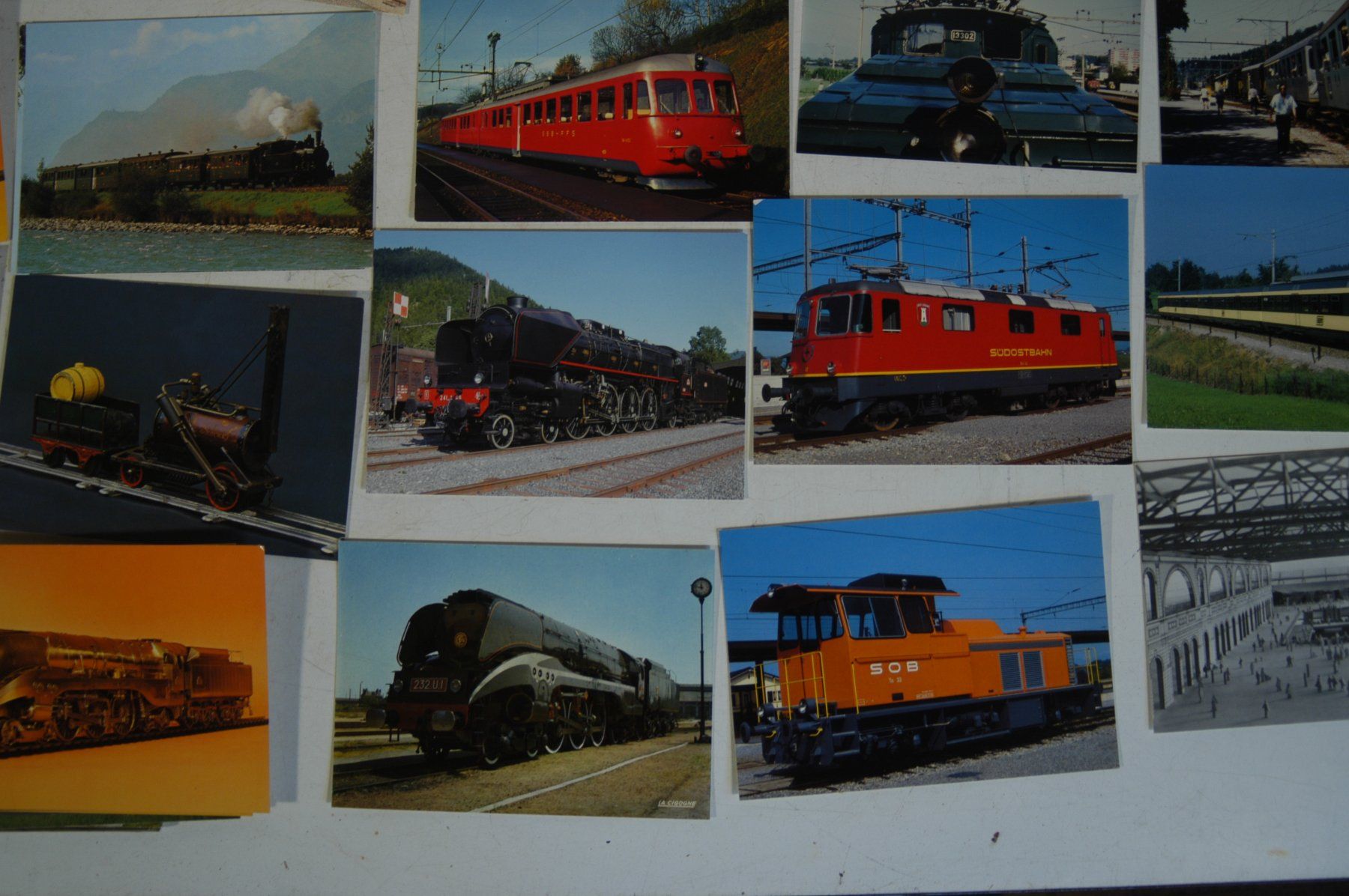 Cartoline postali: AKs Bahnwesen ca. 45 Stück – Usato da Herisau venduto da Wisen 4