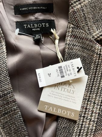 Veste Talbots à carreaux, taille M