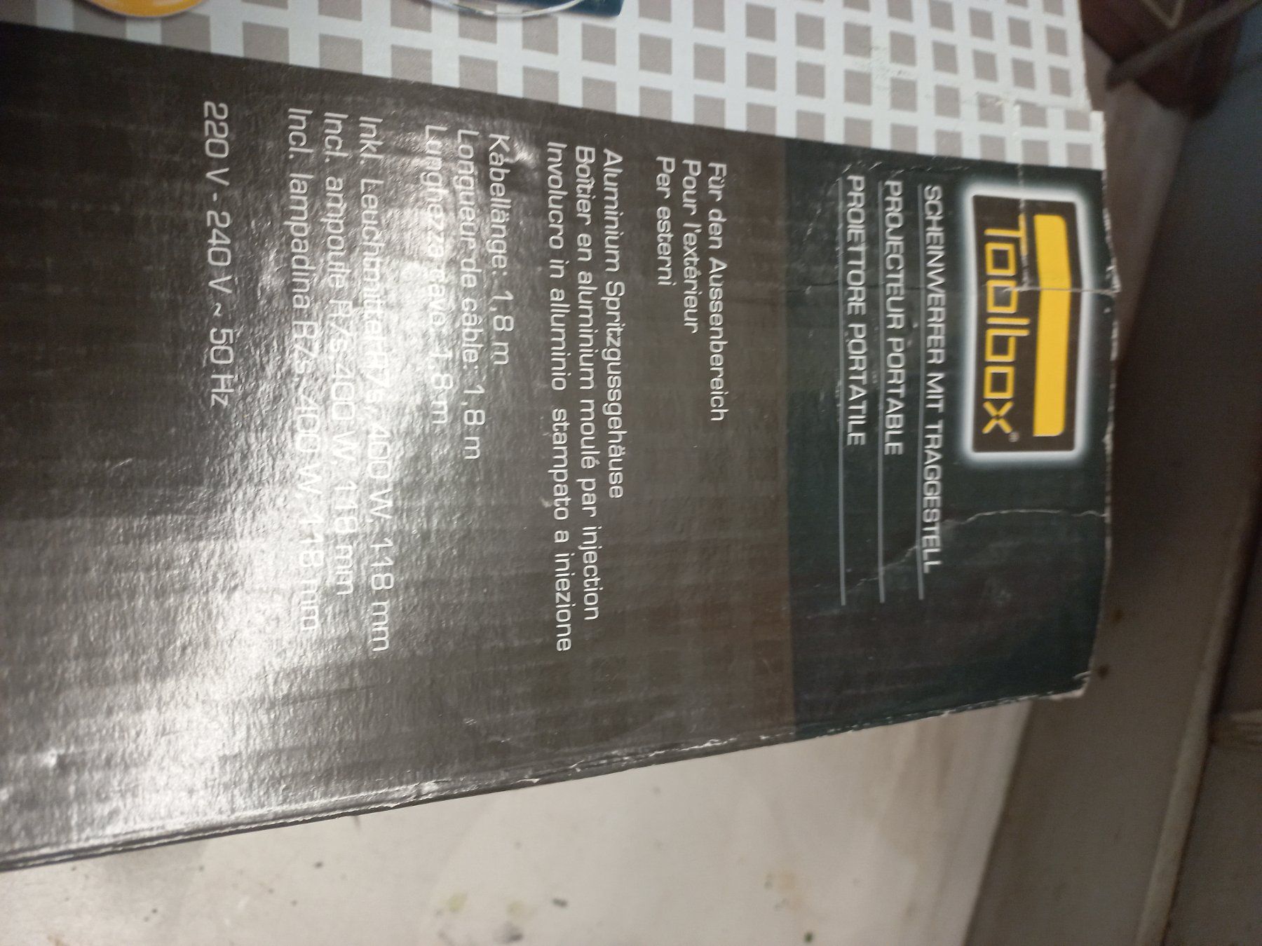 Scheinwerfer: Arbeitsstrahler Lampe neuwertig/ungebraucht – Neu und originalverpackt aus Wila von HaMeWi 1