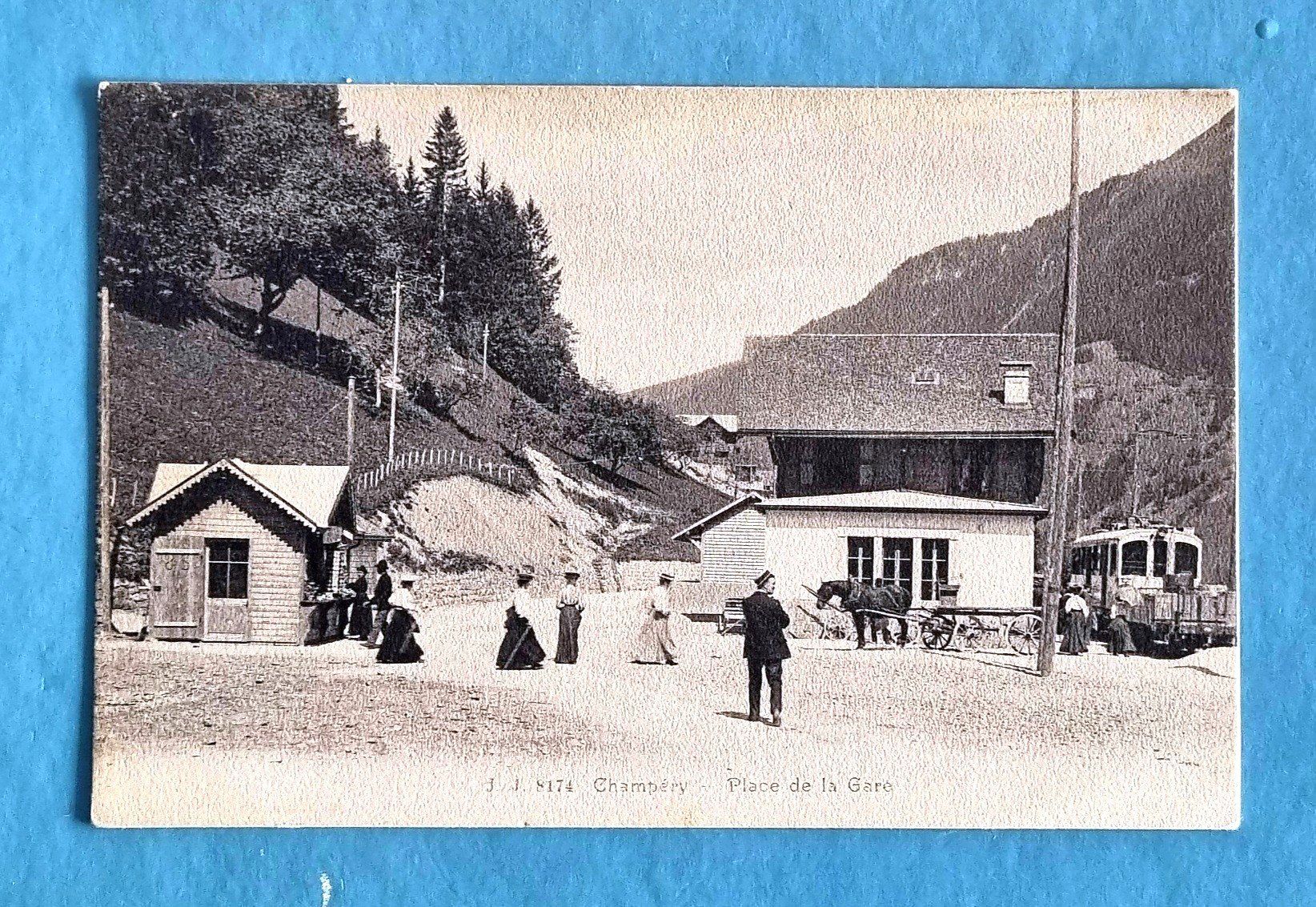 Ansichtskarten: Champery - Gare - Bahnhof - Chemin de Fer – Gebraucht aus Rothrist von RROENK