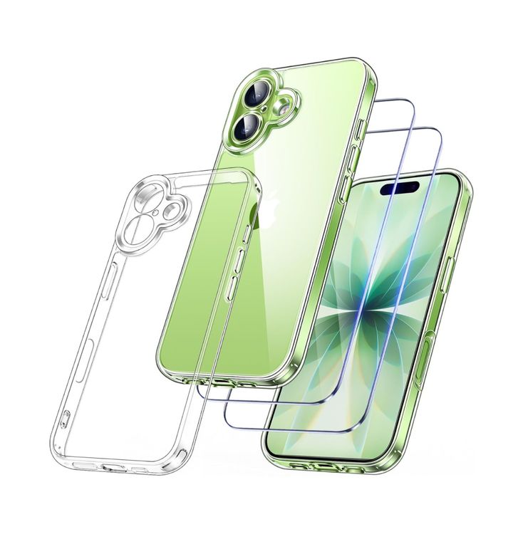 Coque Silicone Transparente Pour IPhone 12 / 12 Pro + 2 Verres Trempés - Little Boutik, Neuf