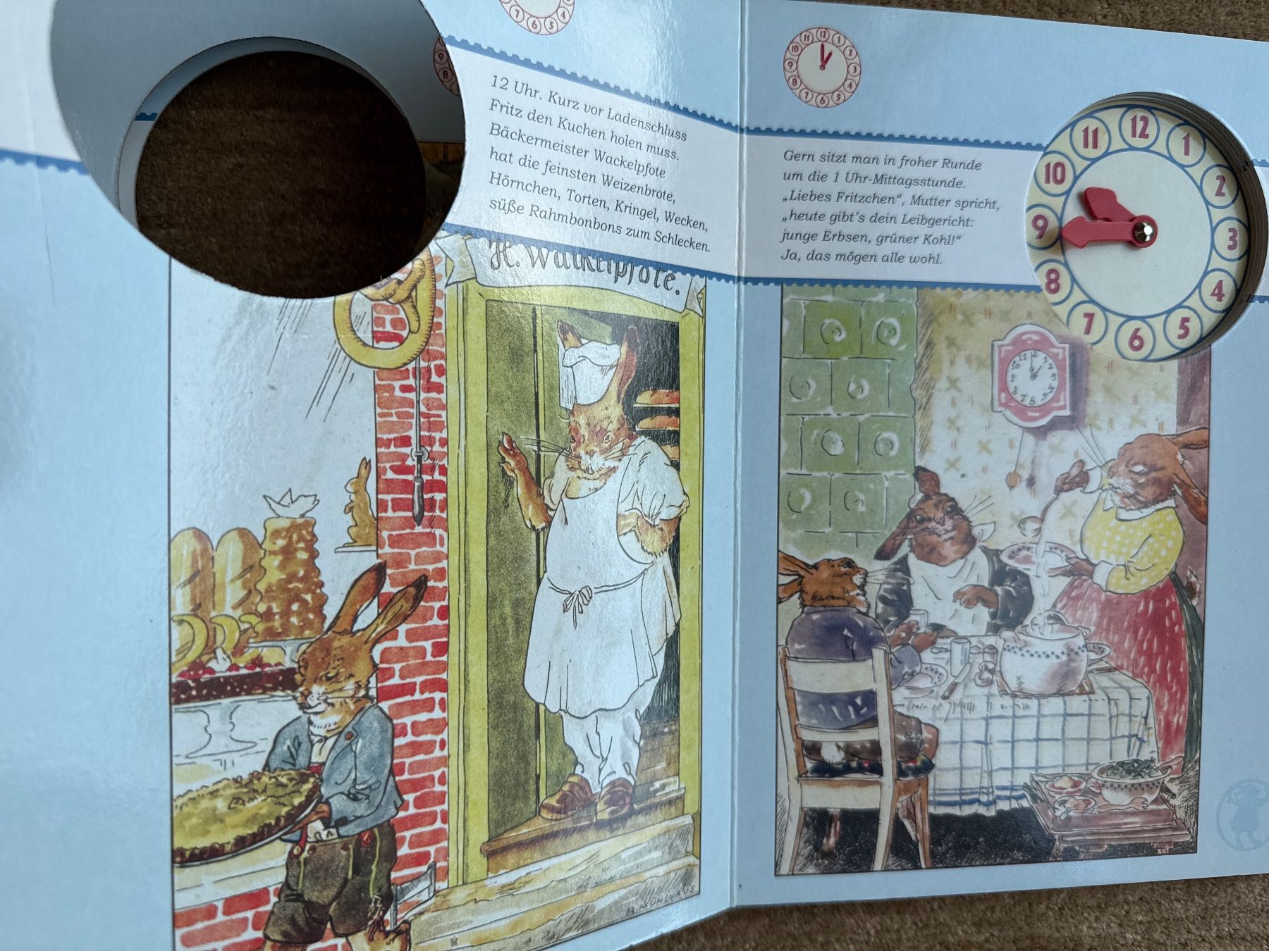 Bücher: Die Häschenschule - Ein Uhrenbuch – Gebraucht aus Aarau von Kilauea 4