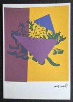 Andy Warhol - Kiku Chrysanthem - 1983 Litographie 35 x 50 cm